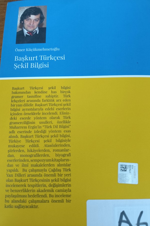 Başkurt Türkçesi Şekil Bilgisi