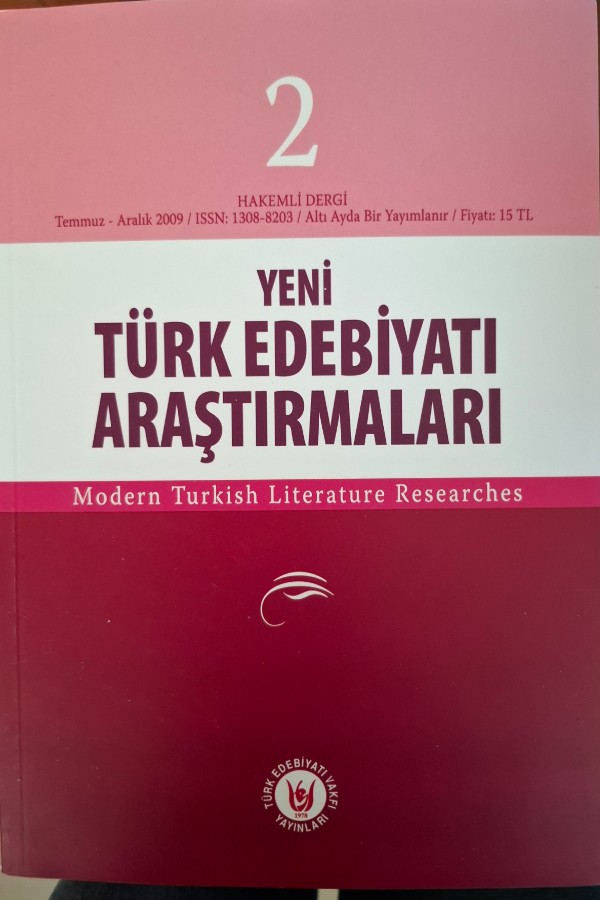 Yeni türk edebiyatı araştırmaları 2