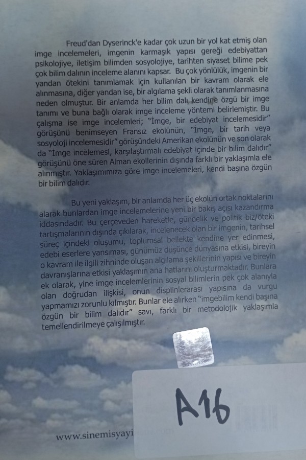 İmgebilim "öteki" Nin bilimine giriş