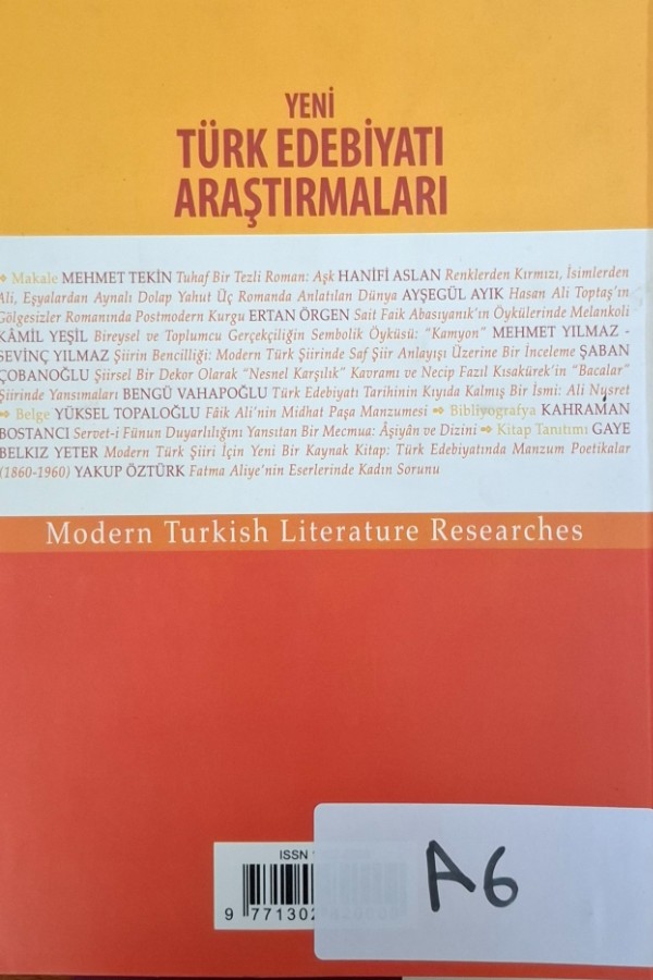 Yeni türk edebiyat araştırmaları 4