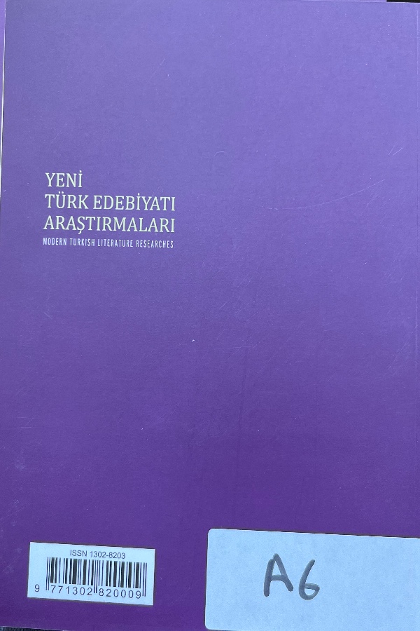 Yeni Türk Edebiyatı Araştırmaları 10