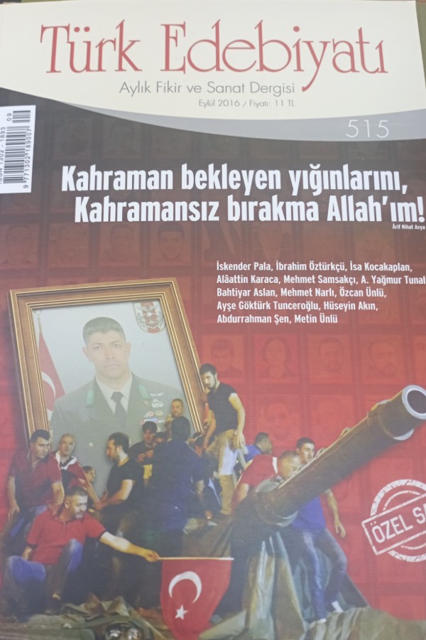 Türk edebiyatı sanat dergisi