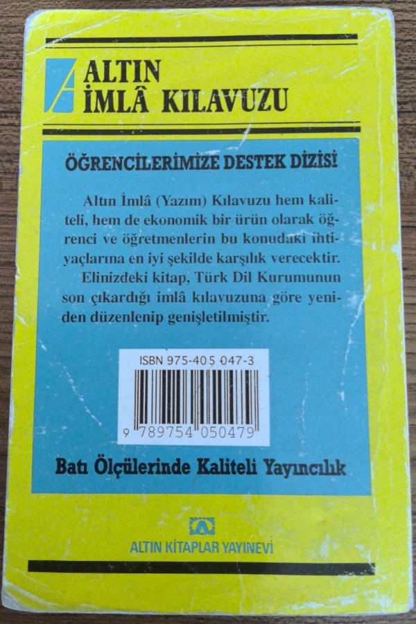 altın imla kılavuzu