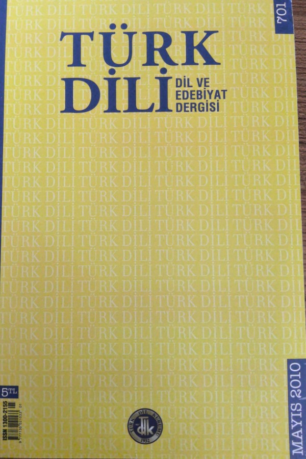 Türk dili dil ve edebiyat dergisi 712