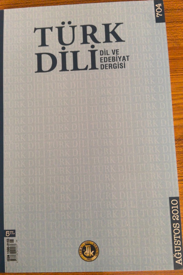 Türk dili dil ve edebiyat Dergisi 704