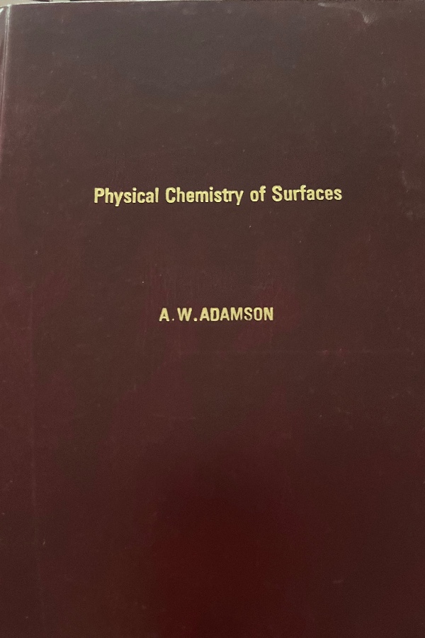Physical Chemistry of Surfaces