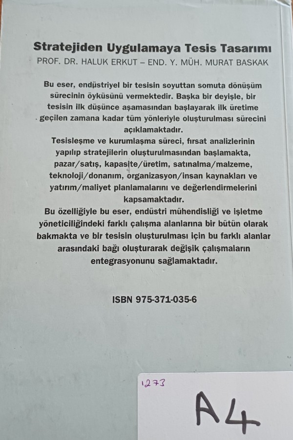 Tesis Tasarımı