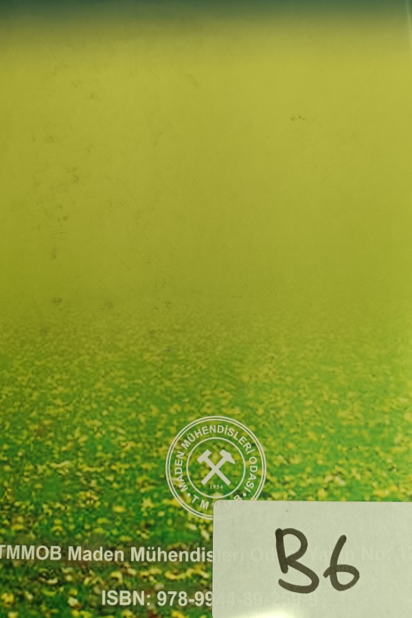 Madencilik ve Çevre Sempozyumu Bildiriler  Kıtabı