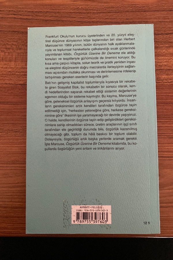 Özgürlük Üzerine Bir Deneme