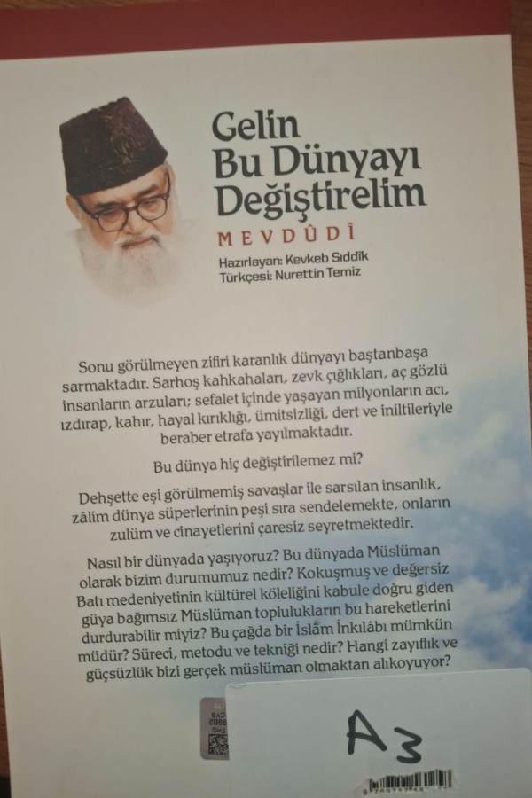 GELİN BU DÜNYAYI DEĞİŞTİRELİM