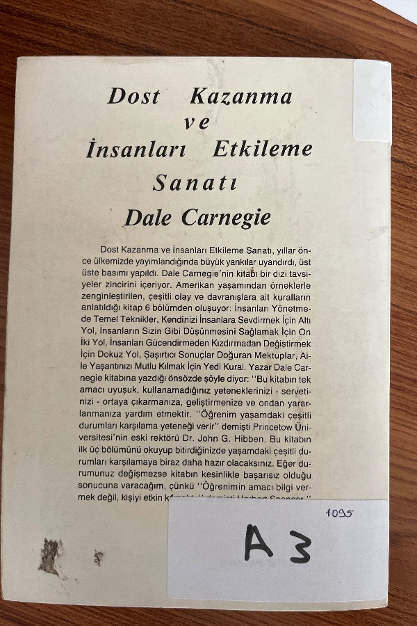 Dost Kazanma ve İnsanları Etkileme sanatı