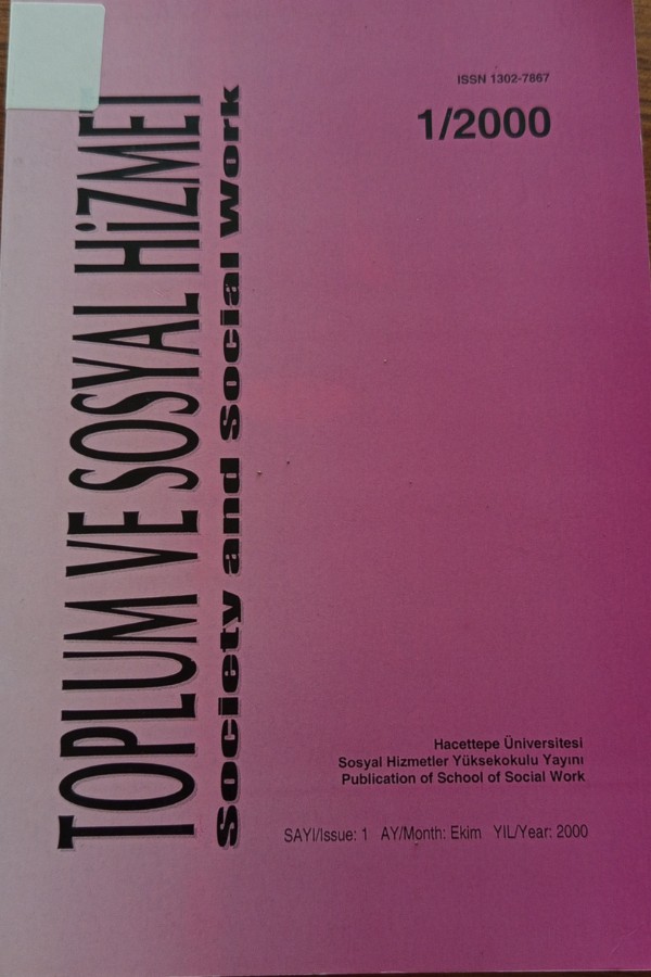 Toplum ve Sosyal Hizmet 1