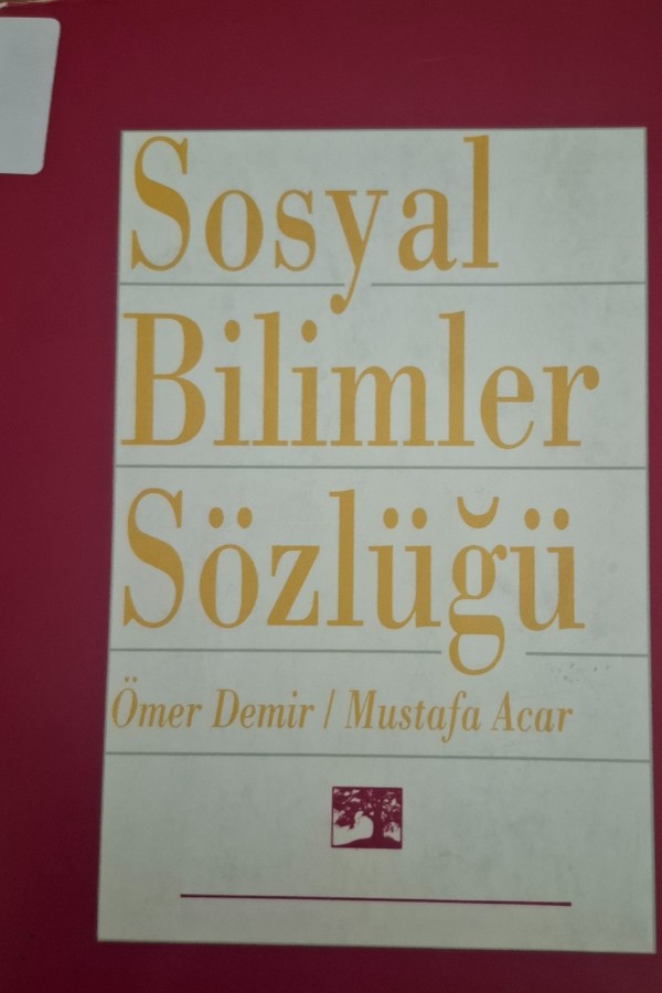 Sosyal bilimler sözlüğü