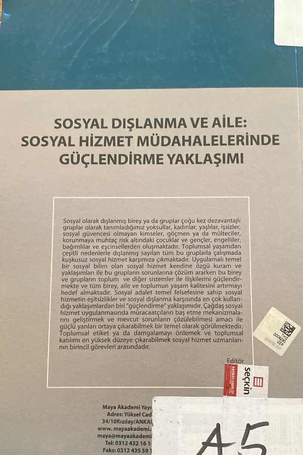 Sosyal hizmet müdahalelerinde güçlendirme yaklaşımı