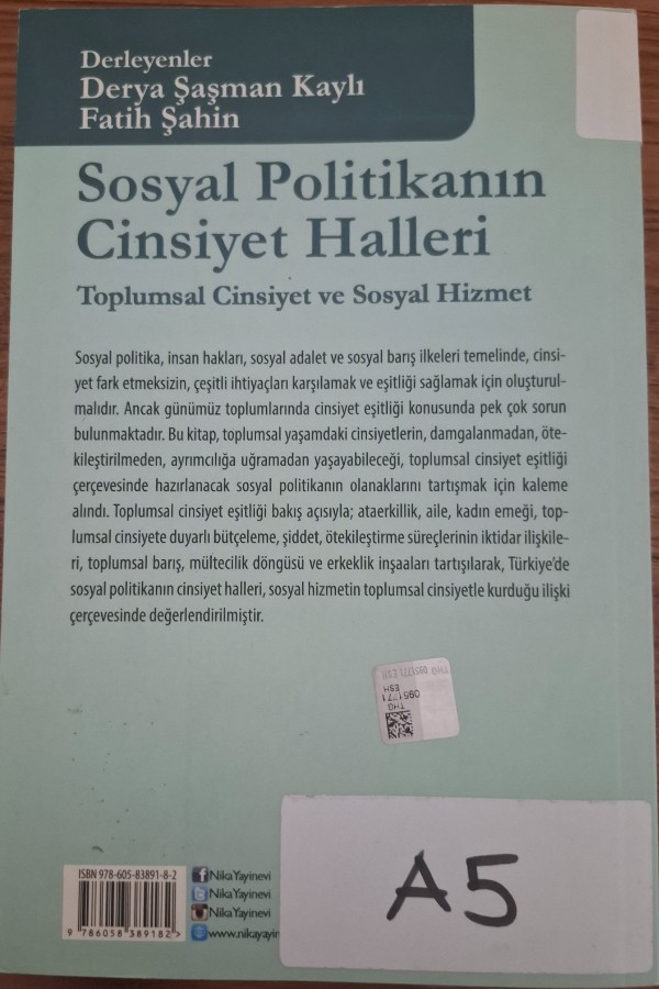 Sosyal politikanın cinsiyet halleri