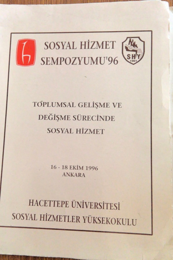 Sosyal hizmetler sempozyumu'96
