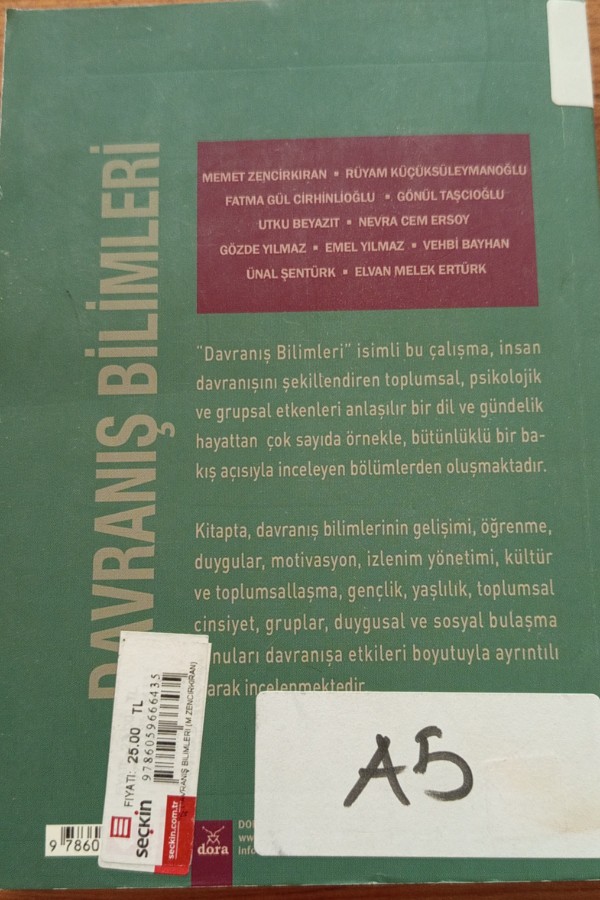Davranış Bilimleri