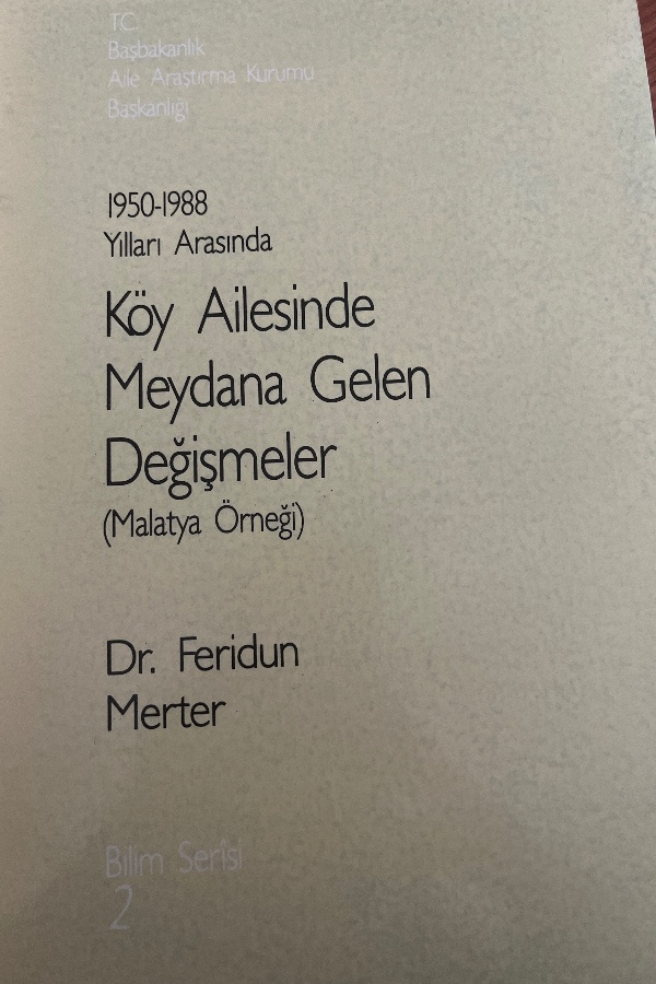 Köy ailesinde meydana gelen değişmeler