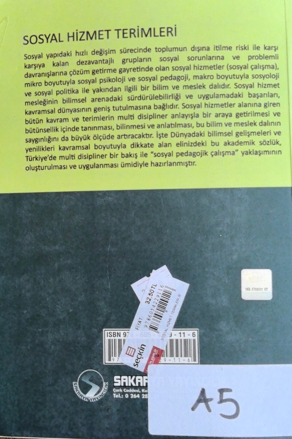 sosyal hizmet terimleri