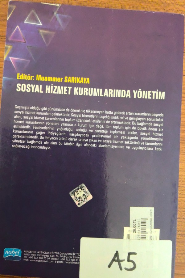 sosyal hizmet kurumlarında yönetim