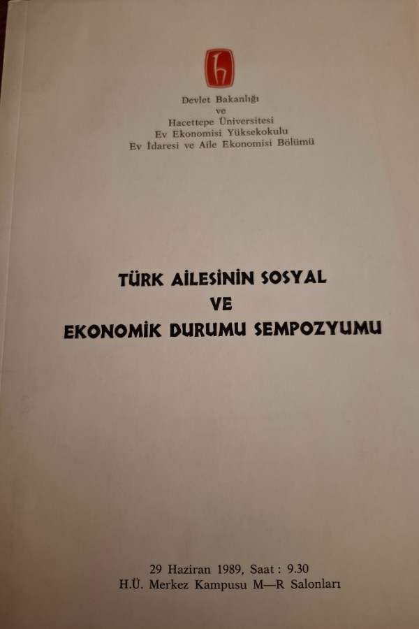 Türk aikesinin sosyal ekonomik durumu sempozyumu
