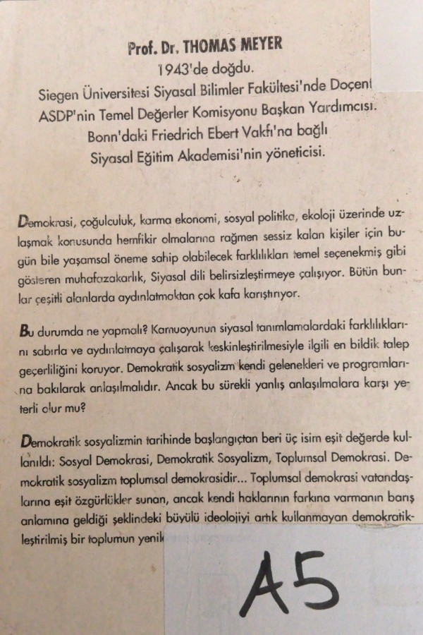 Domokratik sosyalizm-sosyal demokrasi