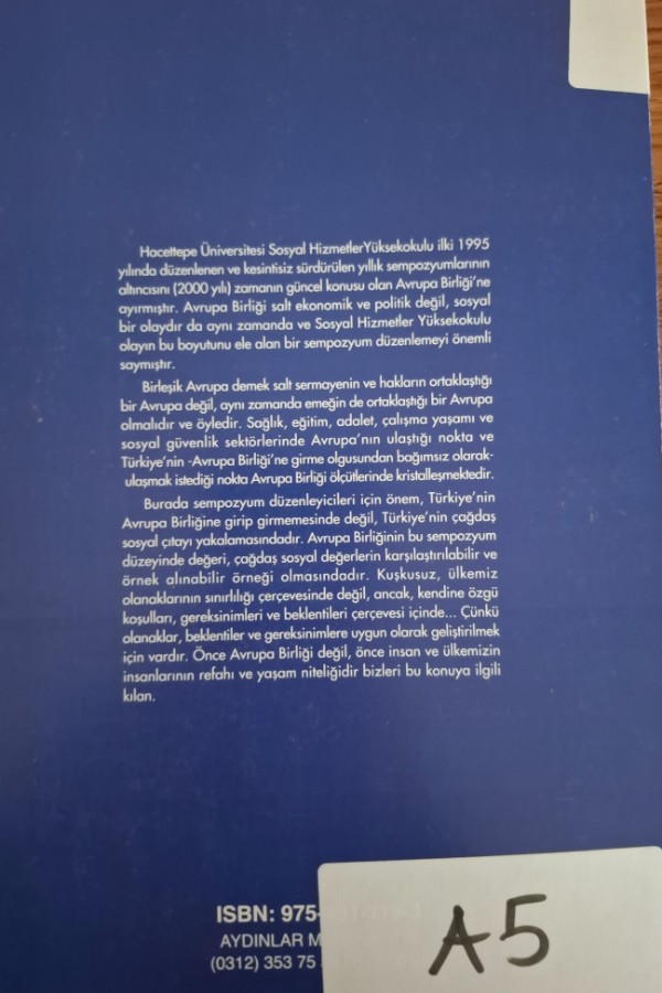 Avrupa birliği sürecinde türkiyede sosyal hizmet politikaları