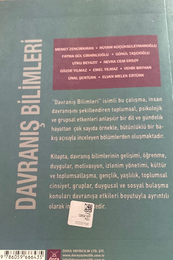 Davranış bilimleri