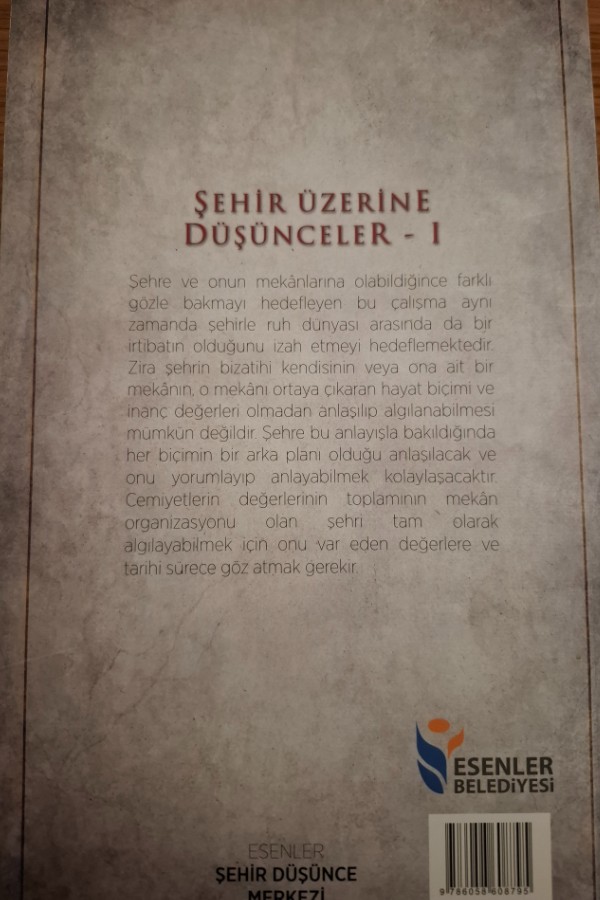 Şehrin üzerine düşünceler1