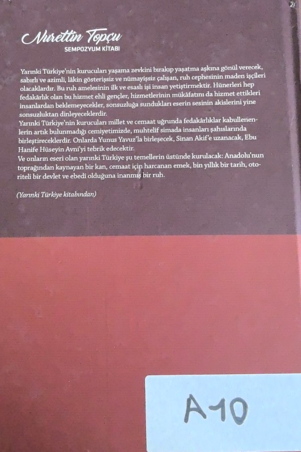 Nurettin Topçu Sempozyum Kitabı