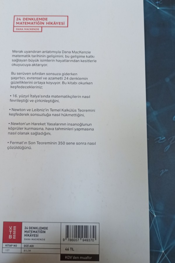 24 Denklemde Matematiğin Hikâyesi