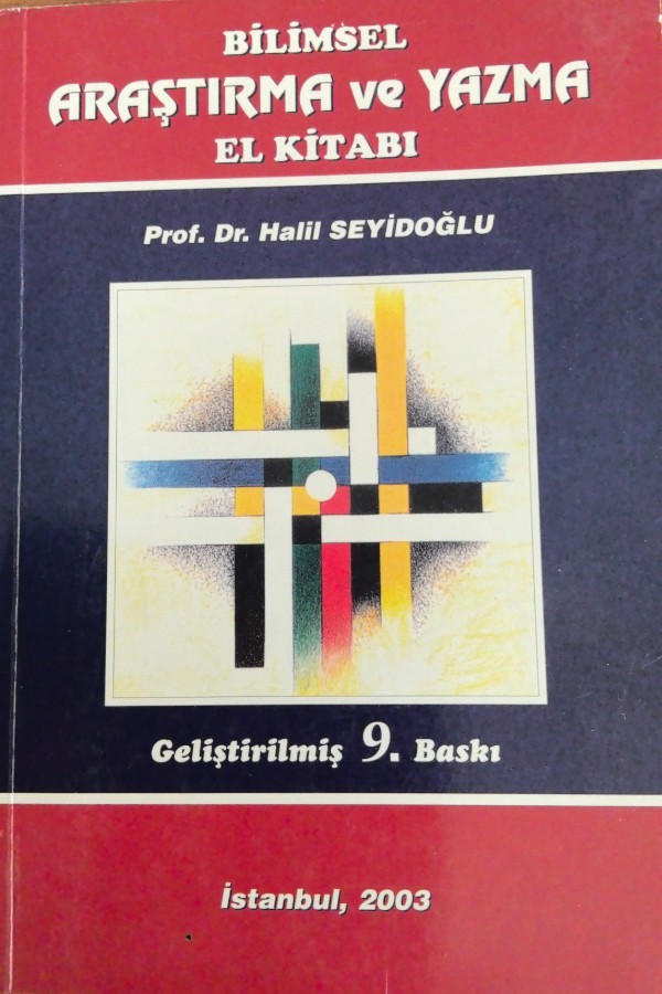 Bilimsel Araştırma ve Yazma El Kitabı
