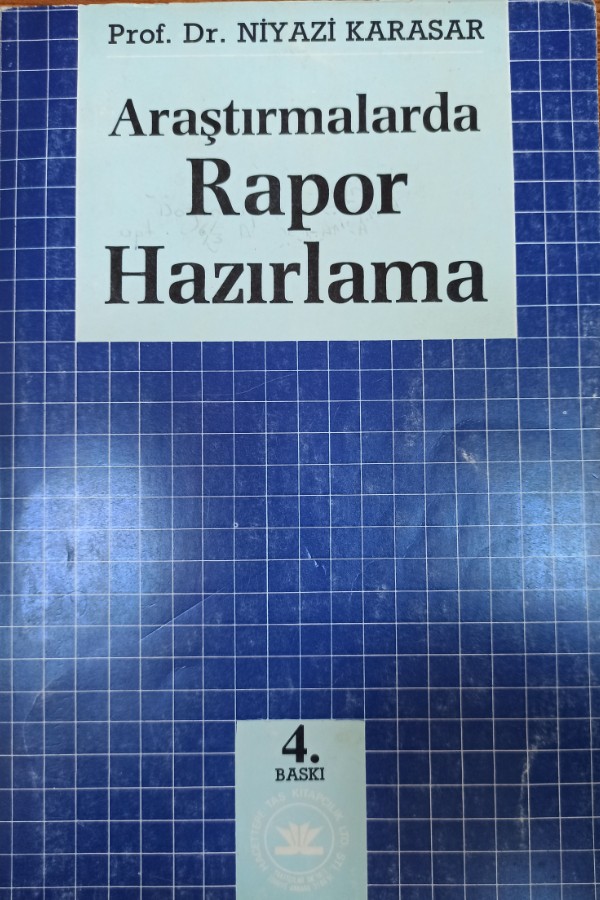 Araştırmalarda rapor hazırlama