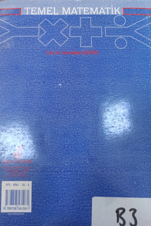 Meslek yüksekokulları için Temel Matematik