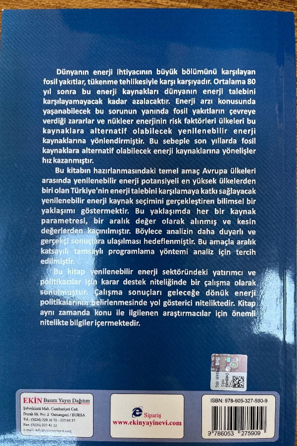 Yenilenebilir Enerji Kaynaklarının Değerlendirilmesi