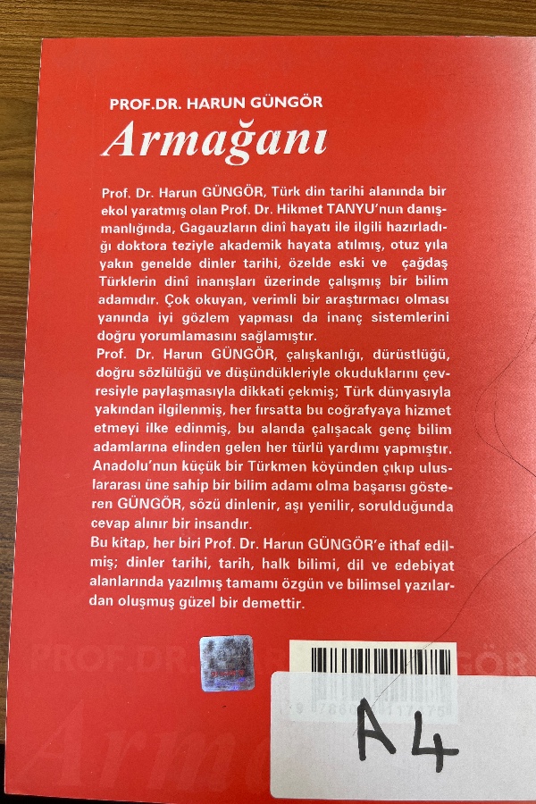 Harun Güngör Armağanı