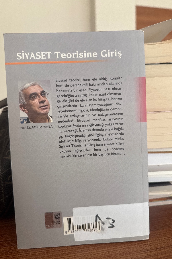 SİYASET TEORİSİNE GİRŞ