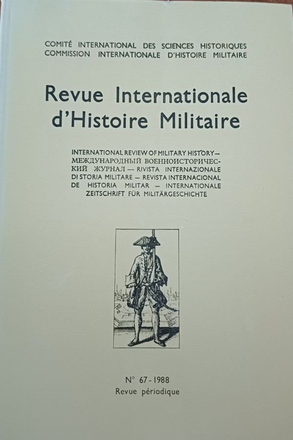 Revue Internationale D`Histoire Militarie