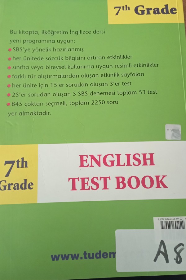 Englısh Test Book
