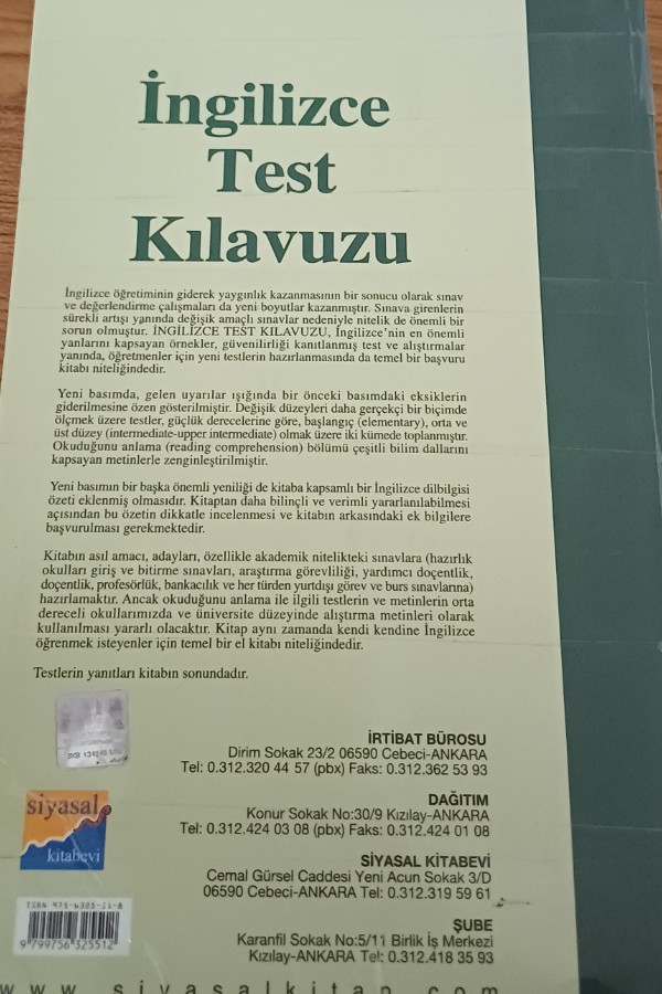 Ingilizce Test Kılavuzu