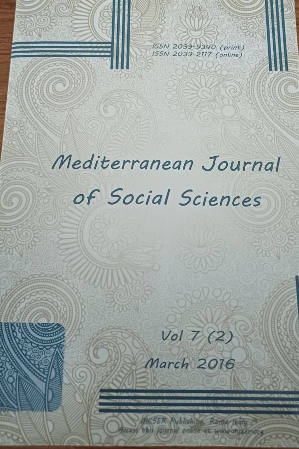 Mediterranean Journal of Social Sciences