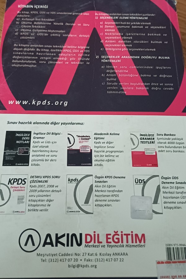 İngilizce Sınav Teknikleri