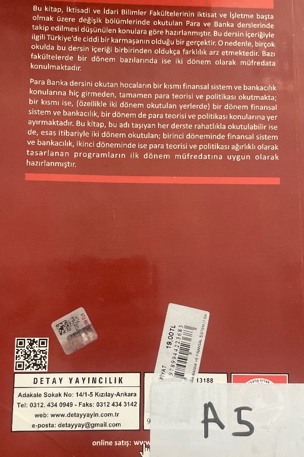 Para Banka ve Finansal Sistem