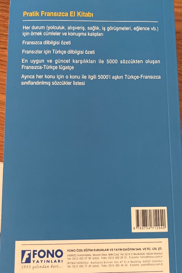 Pratik Fransızca El Kitabı