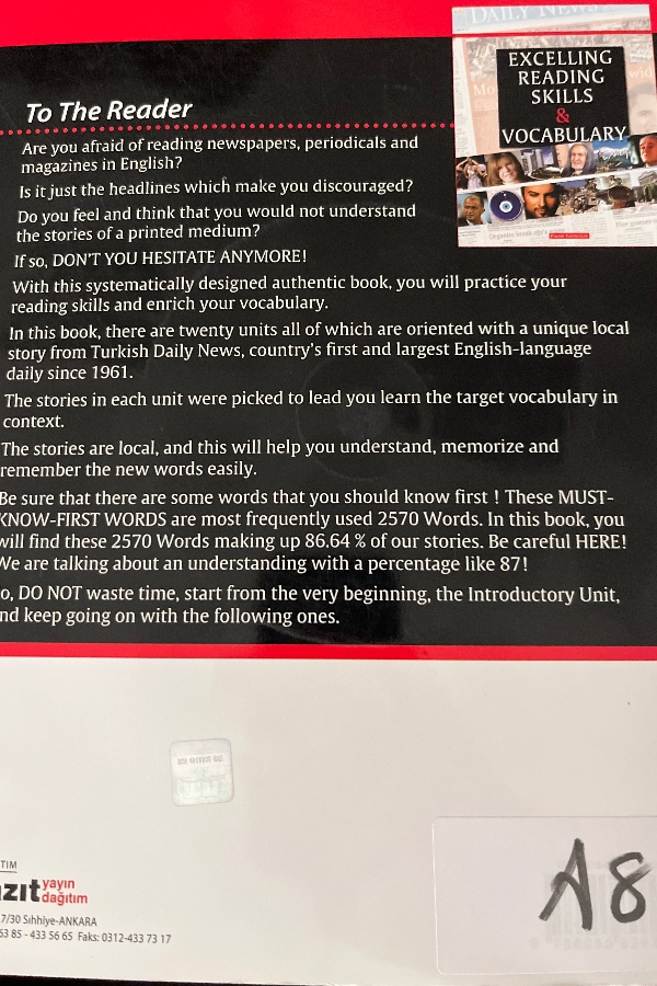 Excelling Reading Skills and Vocabulary