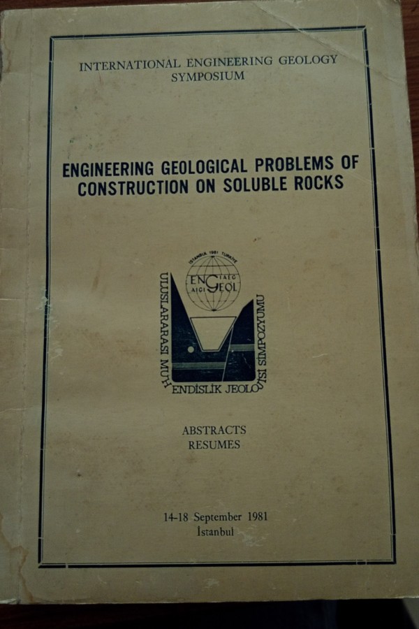 Engineering Geological Problems Of Construction on Soluble Rocks