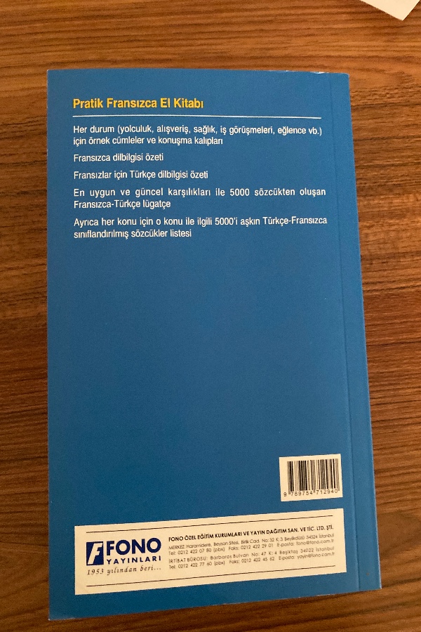 fransızca el kitabi