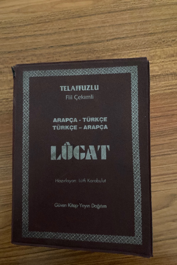arapça -türkçe lügat