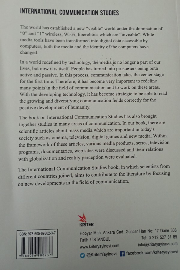 İnternational Communication studies