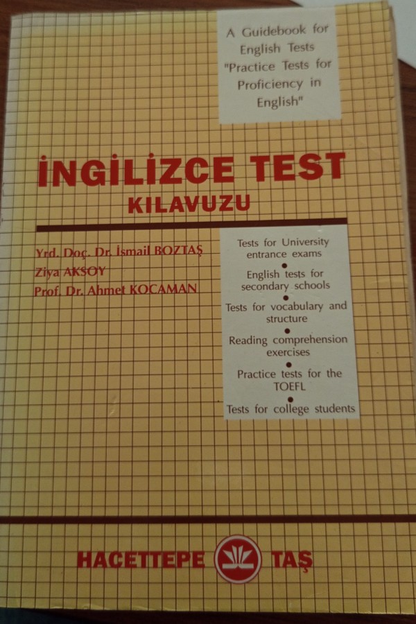 İngilizce Test kılavuzu